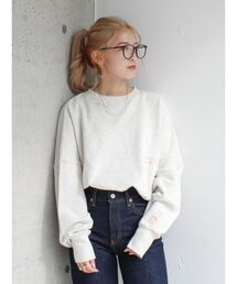 Ungrid（アングリッド）の「スリーブボリューム刺繍スウェット（スウェット）」