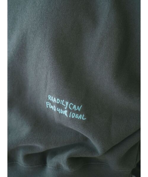 Ungrid（アングリッド）の「スリーブボリューム刺繍スウェット（スウェット・レディース・ライトグレー/グリーン/チャコールグレー/ベージュ・FREE）」の7枚目の写真