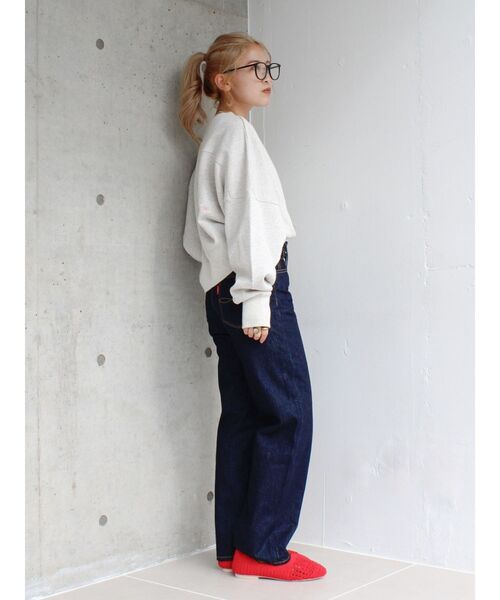 Ungrid（アングリッド）の「スリーブボリューム刺繍スウェット（スウェット・レディース・ライトグレー/グリーン/チャコールグレー/ベージュ・FREE）」の16枚目の写真