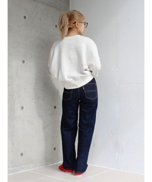 Ungrid（アングリッド）の「スリーブボリューム刺繍スウェット（スウェット・レディース・ライトグレー/グリーン/チャコールグレー/ベージュ・FREE）」の17枚目の写真