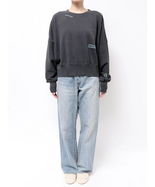 セール】スリーブボリューム刺繍スウェット（スウェット）｜Ungrid