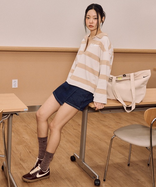 NIKE(ナイキ)の「ナイキ アストログラバー レザー ウィメンズシューズ / Nike Astrograbber Leather Women's Shoes II1259-600 Burgundy Crush(スニーカー・レディース・バーガンディー・24.5/24/23.5/23/22.5/22/26/25.5/25)」の7枚目の写真