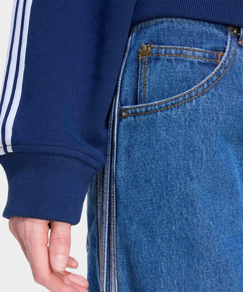 adidas(アディダス)の「ファイヤーバード アディレニウム トラックパンツ デニム / アディダスオリジナルス adidas Originals(デニムパンツ・レディース・ブルー・28/30/27/30/26/30/32W 30L/31W 30L/30W 30L/29/30/25/30/24/30)」の4枚目の写真