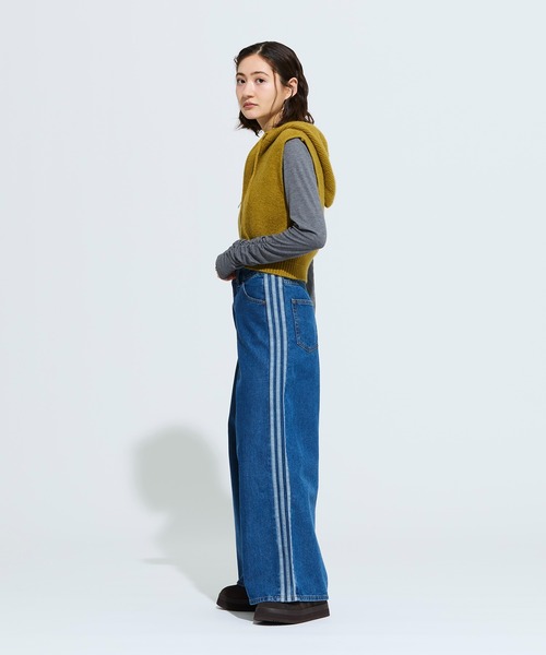 adidas(アディダス)の「ファイヤーバード アディレニウム トラックパンツ デニム / アディダスオリジナルス adidas Originals(デニムパンツ・レディース・ブルー・28/30/27/30/26/30/32W 30L/31W 30L/30W 30L/29/30/25/30/24/30)」の8枚目の写真