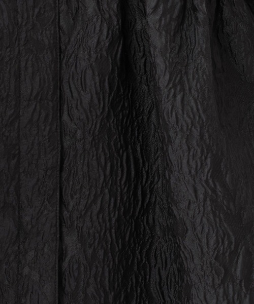 studio CLIP（スタディオクリップ）の「【WEB限定】ふくれジャガードジャケット《オケージョン2026SS》（ノーカラージャケット・レディース・ブラック・FREE）」の18枚目の写真