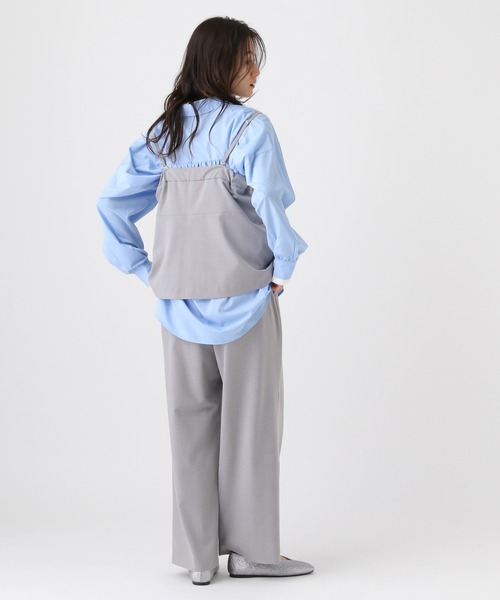 Elura(エルーラ)の「映えラク2WAYキャミ/634733(キャミソール・レディース・ライトグレー/ネイビー/チェック・FREE)」の19枚目の写真