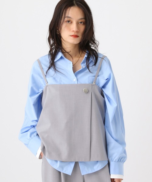 Elura(エルーラ)の「映えラク2WAYキャミ/634733(キャミソール・レディース・ライトグレー/ネイビー/チェック・FREE)」の20枚目の写真