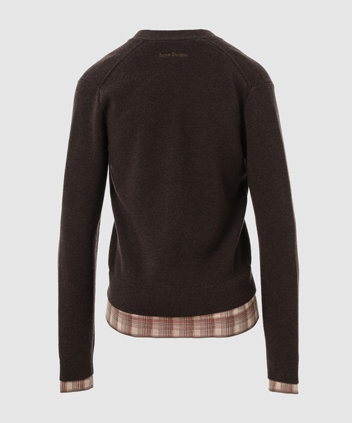 Acne Studios（アクネストゥディオズ）の「FN-WN-KNIT000992（ニット/セーター・レディース・ダークブラウン・S/XS）」の2枚目の写真