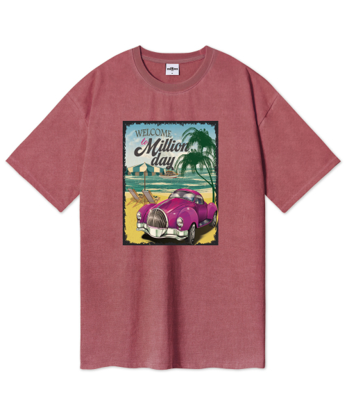 MILLION DAY(ミリオンデイ)の「MILLION RELAX ピグメント半袖Tシャツ(Tシャツ/カットソー・メンズ・その他・M/L/XL)」の1枚目の写真