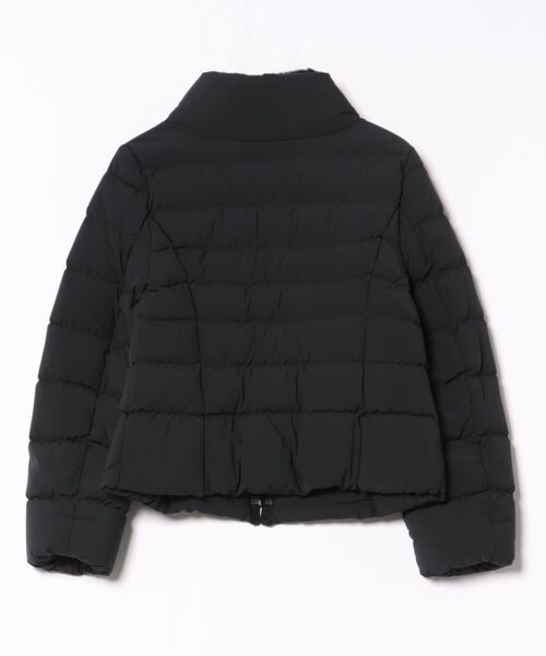 STRAWBERRY-FIELDS（ストロベリーフィールズ）の「ストレッチダウンⅡ_ファー取り外しダウンブルゾン（ダウンジャケット/コート・レディース・ブラック/ベージュ・2）」の13枚目の写真