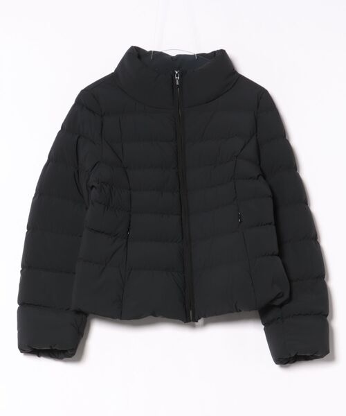 STRAWBERRY-FIELDS（ストロベリーフィールズ）の「ストレッチダウンⅡ_ファー取り外しダウンブルゾン（ダウンジャケット/コート・レディース・ブラック/ベージュ・2）」の14枚目の写真