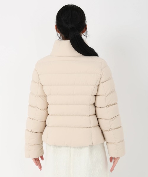 STRAWBERRY-FIELDS（ストロベリーフィールズ）の「ストレッチダウンⅡ_ファー取り外しダウンブルゾン（ダウンジャケット/コート・レディース・ブラック/ベージュ・2）」の4枚目の写真