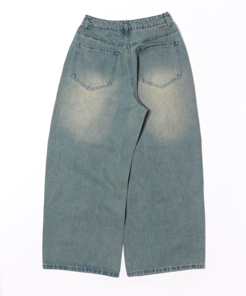 ANAP(アナップ)の「オーバーダイ ボリューム デニムパンツ(デニムパンツ・レディース・ブルー/ブラウン・S/M)」の15枚目の写真