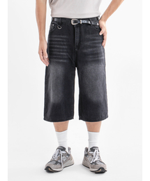 EMERGENCY（エマージェンシー）の「EM1 ゴマキシ ワイドフィット バミューダデニムパンツ（その他パンツ）」