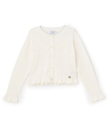 kate spade new york kids | 袖フリルスカラップ透かしカーディガン(カーディガン/ボレロ)