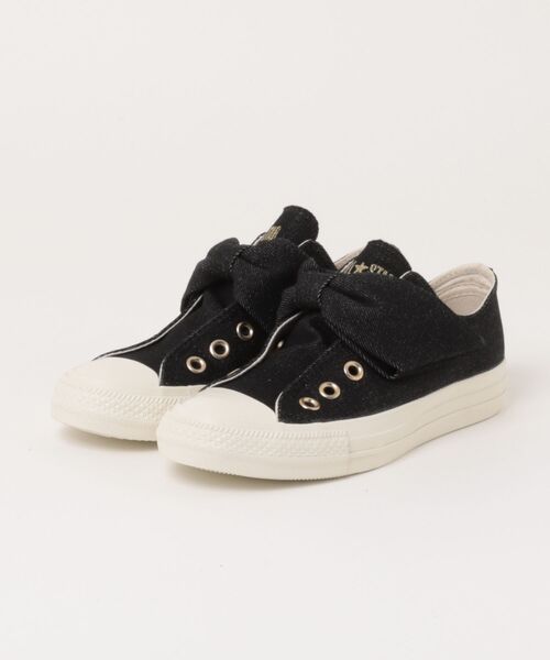 CONVERSE(コンバース)の「《CONVERSE》ALL STAR RIBBONSTRAP DM OX オールスター リボンストラップ DM OX(スニーカー・レディース・ネイビー/ブラック・23.0cm/23.5cm/24.0cm/24.5cm/22.5cm)」の1枚目の写真