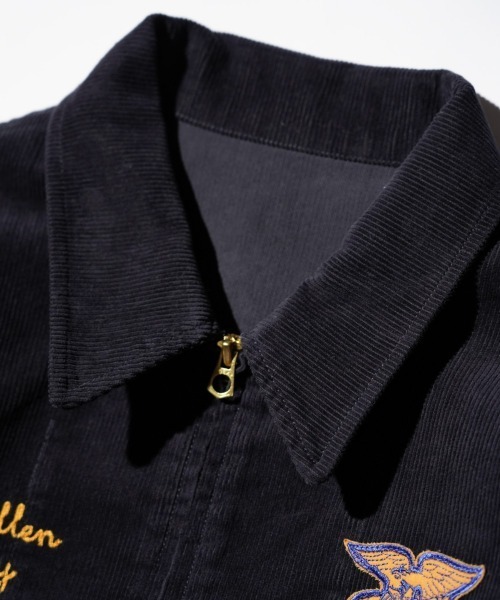 THRIFTY LOOK(スリフティールック)の「THRIFTY LOOK / スリフティールック SWEET HEART FFA JACKET FFAジャケット 刺繍 コーディロイジャケット(ブルゾン・メンズ・ホワイト・LARGE/MEDIUM)」の10枚目の写真