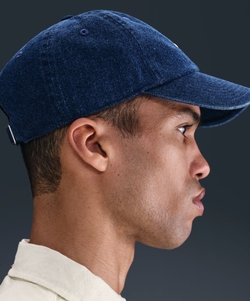 NIKE(ナイキ)の「NIKE Unstructured Denim Cap(ナイキ アンストラクチャード デニム キャップ)(キャップ・メンズ・ブルー系・MEDIUM/SMALL)」の8枚目の写真