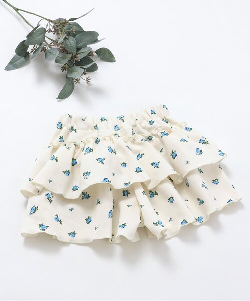 apres les cours（アプレレクール）の「【WEB限定】カットソーフリルキュロット_ジュニア対応（その他パンツ・キッズ・ピンク/その他3/ブラック/グレー・140/130/120/110/100/90/80）」の4枚目の写真