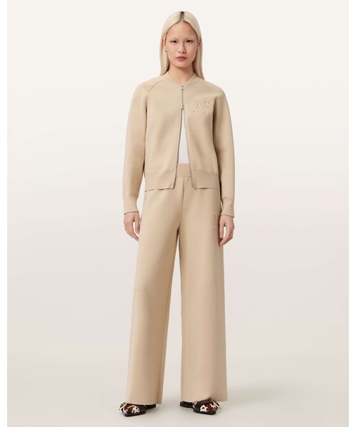 ALLSAINTS（オールセインツ）の「SONNY ZIP UP CARDIGAN | SONNY ジップ アップ カーディガン（カーディガン/ボレロ・レディース・ホワイト系その他・XS/S/M/L）」の4枚目の写真
