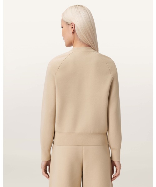 ALLSAINTS（オールセインツ）の「SONNY ZIP UP CARDIGAN | SONNY ジップ アップ カーディガン（カーディガン/ボレロ・レディース・ホワイト系その他・XS/S/M/L）」の6枚目の写真