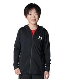 UAテック フルジップ フーディー（トレーニング/キッズ）