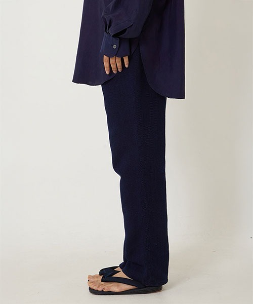 BLUE BLUE JAPAN(ブルーブルージャパン)の「ホンアイライトサシコ ジーンズ ウィメンズ(その他パンツ・レディース・インディゴブルー・S/M)」の3枚目の写真
