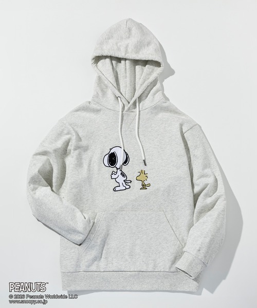1PIU1UGUALE3 RELAX (ウノピゥウノウグァーレトレ リラックス)の「1PIU1UGUALE3 RELAX(ウノピゥウノウグァーレトレ リラックス)【スヌーピー】スヌーピー&ウッドストックフーディー(パーカー・メンズ・ブラック/オフホワイト・XXL/XL/L/M/S)」の20枚目の写真