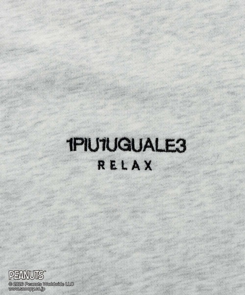 1PIU1UGUALE3 RELAX (ウノピゥウノウグァーレトレ リラックス)の「1PIU1UGUALE3 RELAX(ウノピゥウノウグァーレトレ リラックス)【スヌーピー】スヌーピー&ウッドストックフーディー(パーカー・メンズ・ブラック/オフホワイト・XXL/XL/L/M/S)」の7枚目の写真