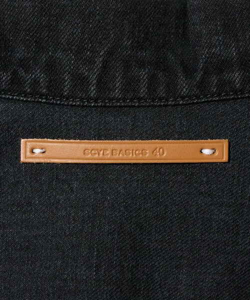 SCYE BASICS（サイベーシックス）の「＜SCYE BASICS＞TYPE2/デニム ジャケット（デニムジャケット・メンズ・ブラック・40/36）」の3枚目の写真