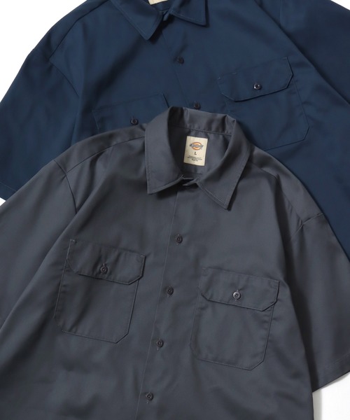 セール】Dickies/ディッキーズ 1574 SS Work Shirt/オーバーサイズ TC
