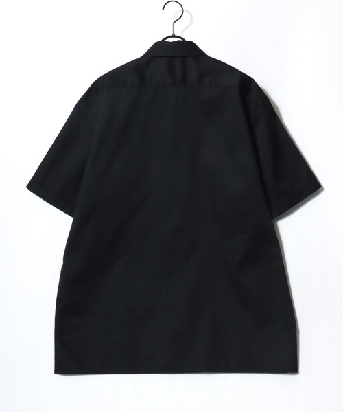 Dickies（ディッキーズ）の「Dickies/ディッキーズ 1574 SS Work Shirt/オーバーサイズ TCツイル 無地 ワークシャツ/半袖シャツ/レディース メンズ（シャツ/ブラウス・メンズ・ブラック/ベージュ/チャコールグレー/ネイビー・M/L/XL）」の10枚目の写真