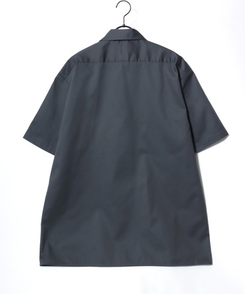 Dickies（ディッキーズ）の「Dickies/ディッキーズ 1574 SS Work Shirt/オーバーサイズ TCツイル 無地 ワークシャツ/半袖シャツ/レディース メンズ（シャツ/ブラウス・メンズ・ブラック/ベージュ/チャコールグレー/ネイビー・M/L/XL）」の12枚目の写真
