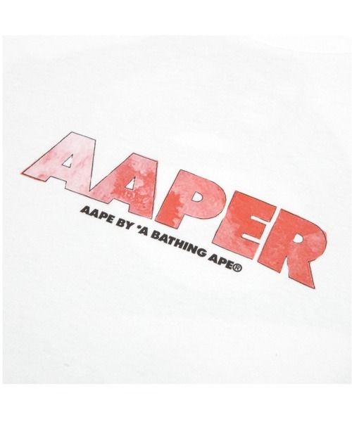 AAPE BY A BATHING APE(エーエイプバイアベイシングエイプ)の「AAPER "ALDO & PLANET" TEE(Tシャツ/カットソー・メンズ・ホワイト・LARGE/MEDIUM/X-LARGE/SMALL/XX-LARGE)」の3枚目の写真
