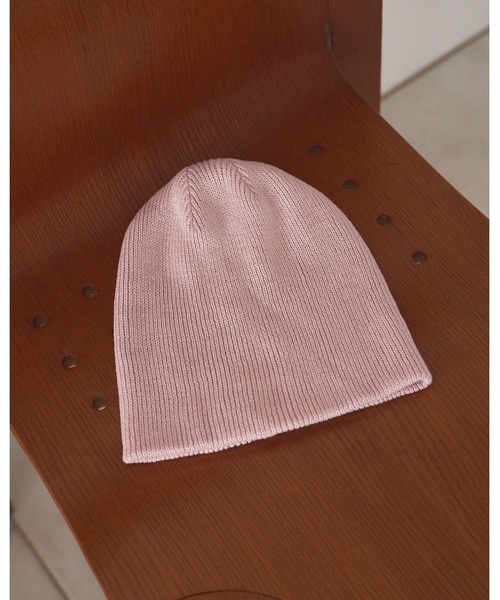 anuke(アンヌーク)の「Knit Beanie(ニットキャップ/ビーニー・レディース・ピンク/ネイビー/チャコールグレー・FREE)」の10枚目の写真
