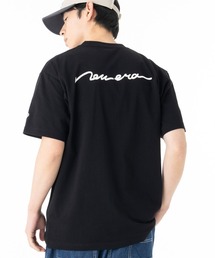 ニューエラアパレル 半袖Tシャツ 筆記体ロゴバックプリント ONSPOTZ別注