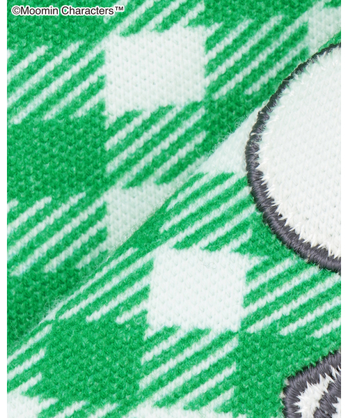 kladskap（クレードスコープ）の「【MOOMIN】チェック6分丈レギパン（レギンス/スパッツ・キッズ・グリーン/グレー・100cm/90cm/120cm/110cm/80ｃｍ）」の3枚目の写真