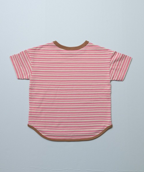 Life Support Products(ライフサポートプロダクツ)の「カノコボーダーTシャツ(Tシャツ/カットソー・キッズ・ブラック/グリーン/イエロー/ピンク/ブルー・95/90/150/140/130/120/110/100/80)」の22枚目の写真