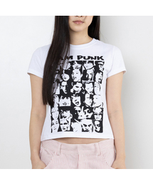 WEBHOUSE（ウェブハウス）の「アイアムパンクエンジェルT - ホワイト（Tシャツ/カットソー）」