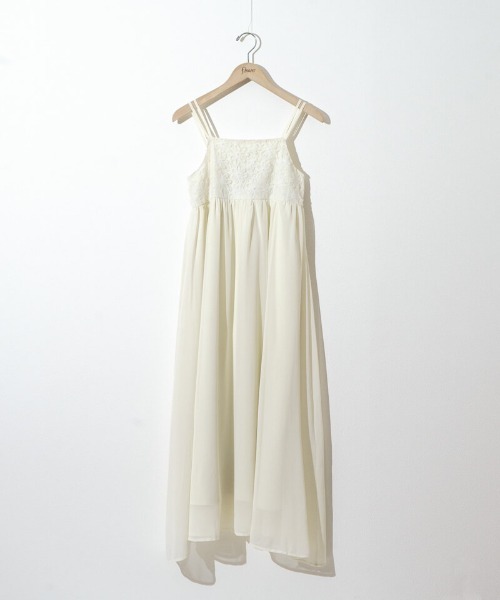 flower(フラワー)の「フラワーレースワンピース(ワンピース・レディース・アイボリー/ブラック・FREE)」の1枚目の写真