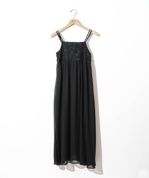 flower(フラワー)の「フラワーレースワンピース(ワンピース・レディース・アイボリー/ブラック・FREE)」の2枚目の写真