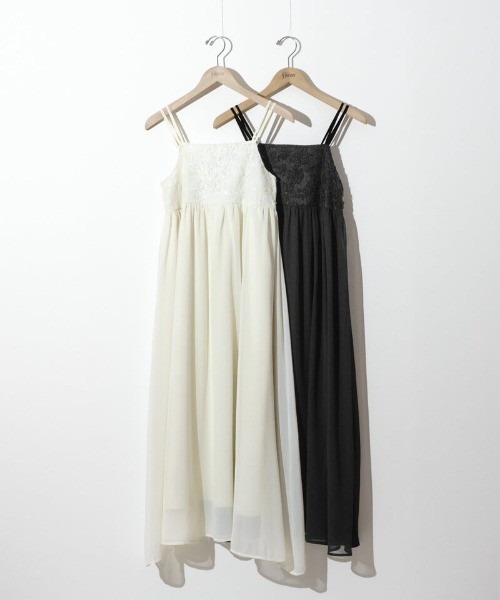flower(フラワー)の「フラワーレースワンピース(ワンピース・レディース・アイボリー/ブラック・FREE)」の13枚目の写真