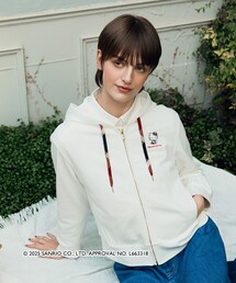 BLACK LABEL CRESTBRIDGE ホワイトパーカー BLACK LABEL CRESTBRIDGE（ブラックレーベル クレストブリッジ
