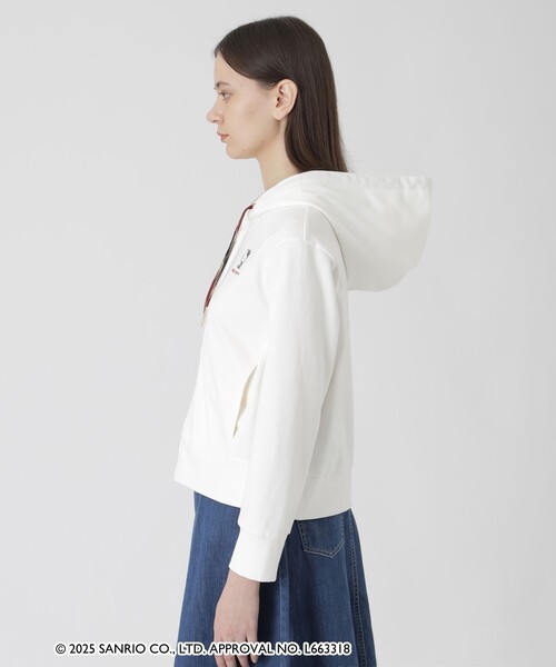 BLUE LABEL CRESTBRIDGE(ブルーレーベルクレストブリッジ)の「【ハローキティコラボ】パーカー(パーカー・レディース・ホワイト/ブラック・40/38)」の6枚目の写真
