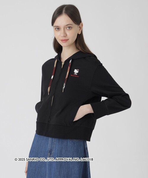 BLUE LABEL CRESTBRIDGE(ブルーレーベルクレストブリッジ)の「【ハローキティコラボ】パーカー(パーカー・レディース・ホワイト/ブラック・40/38)」の11枚目の写真