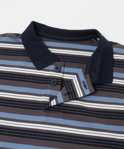 URBAN RESEARCH DOORS（アーバンリサーチドアーズ）の「『150サイズ』マルチボーダーラガーシャツ(KIDS)（Tシャツ/カットソー・キッズ・ホワイト系その他/グレー系その他・150）」の6枚目の写真