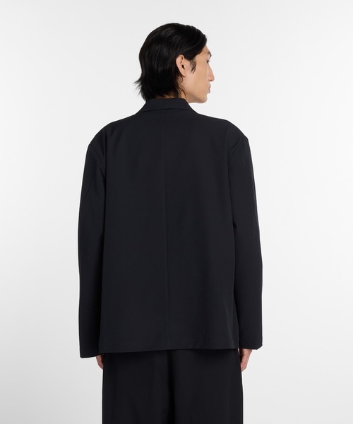 NEW BALANCE(ニューバランス)の「NB GREY シングルジャケットウォーターデファイ(テーラードジャケット・メンズ・ネイビー/ブラック・SMALL/MEDIUM/LARGE/X-LARGE/XX-LARGE)」の4枚目の写真