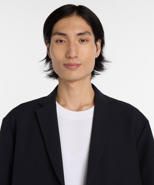 NEW BALANCE(ニューバランス)の「NB GREY シングルジャケットウォーターデファイ(テーラードジャケット・メンズ・ネイビー/ブラック・SMALL/MEDIUM/LARGE/X-LARGE/XX-LARGE)」の5枚目の写真