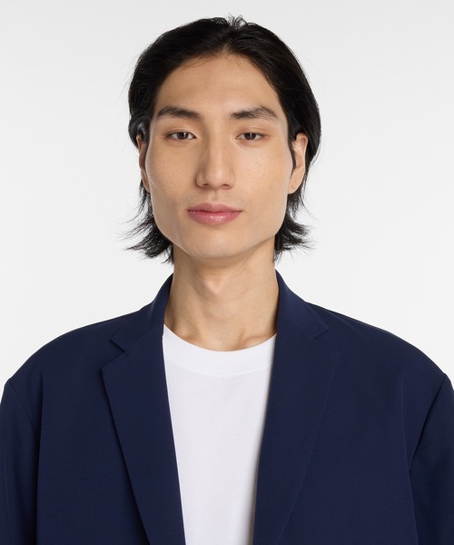 NEW BALANCE(ニューバランス)の「NB GREY シングルジャケットウォーターデファイ(テーラードジャケット・メンズ・ネイビー/ブラック・SMALL/MEDIUM/LARGE/X-LARGE/XX-LARGE)」の10枚目の写真