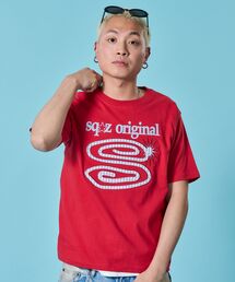 SEQUENZ（シークエンズ）の「【sqnz/エスキュンズ】※WEB限定 / パッチワーク / ぐるぐるワッペン半袖Tシャツ / sqnz guru-guru patchwork tee（Tシャツ/カットソー）」